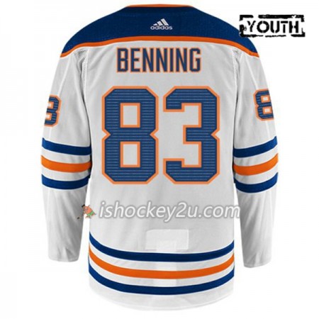 Børn NHL Edmonton Oilers Trøje MATT BENNING 83 Adidas Hvid Authentic